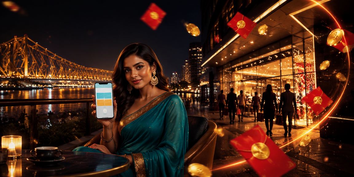 Live casino action with vibrant Kolkata Howrah Bridge background